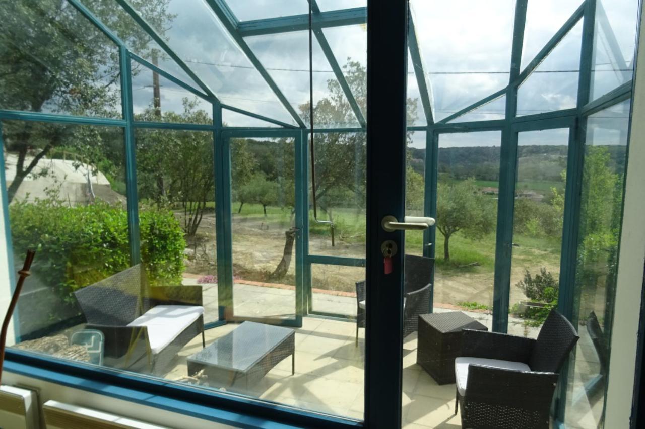 Mas En Pierres Seches Avec Piscine Vila Lussan  Exterior foto
