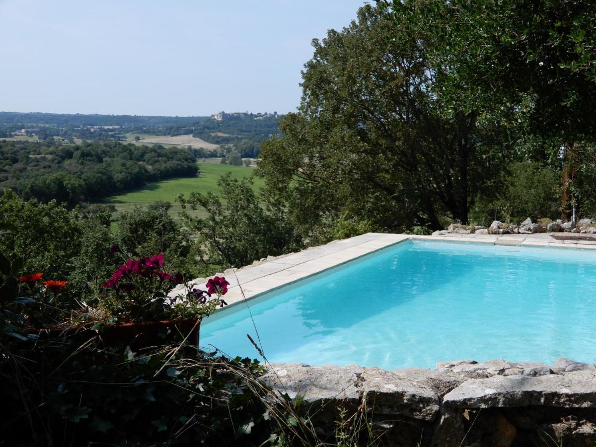 Mas En Pierres Seches Avec Piscine Vila Lussan  Exterior foto